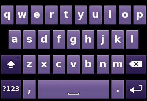 Preview of the GingerbreadBold-Purple skin