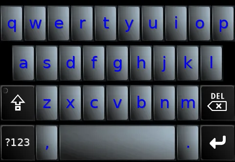 Preview of the 3DKeyWhiteBlue skin