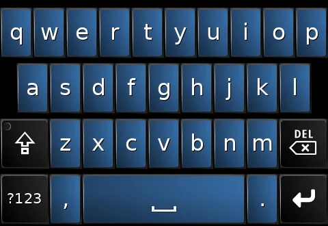 Preview of the 3DKeyBetterBlue skin
