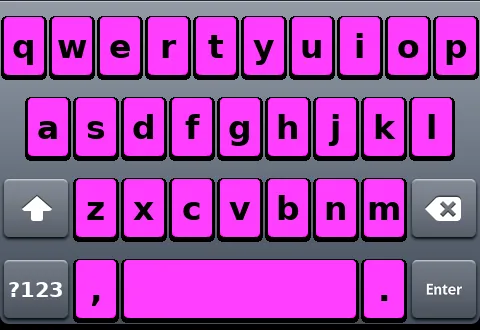 Preview of the Silver Keys Pink skin