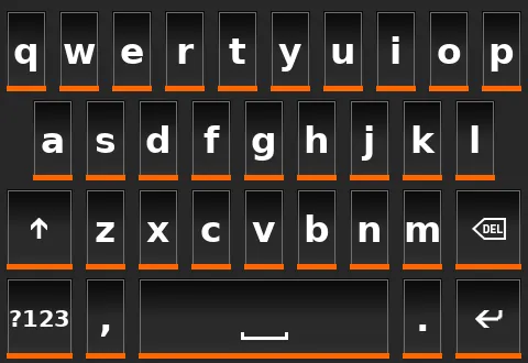 Preview of the Slate.orange skin